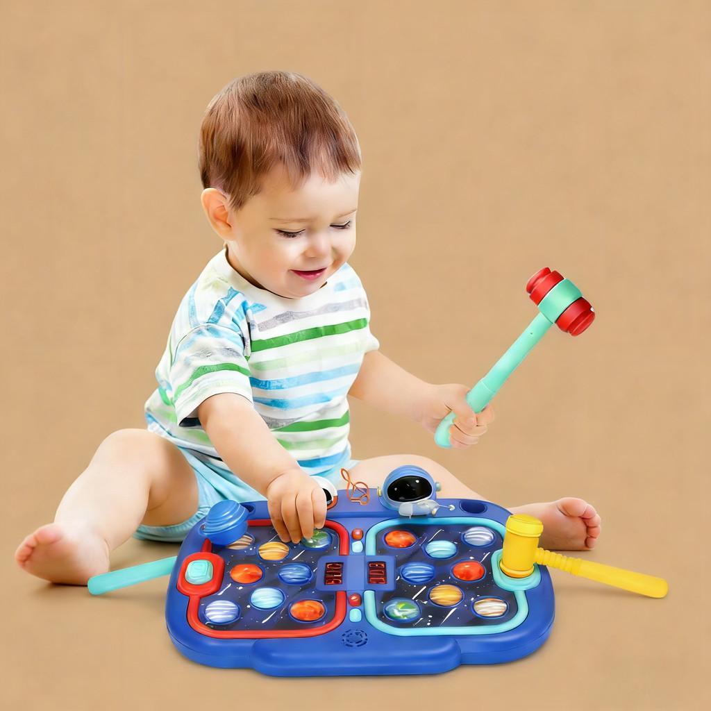 Children Whack A Mole Interactive Toy With Sound For Family Play And Brain Development