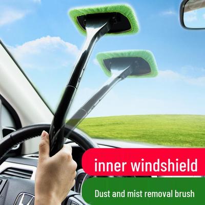 Windshield Wiper Defogging Brush and Cleaning Towel Set