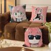Anime Anya Forger Cushion Cover Inches Farmhouse Decor Home Throw Pillow Covers For Couch Decorations