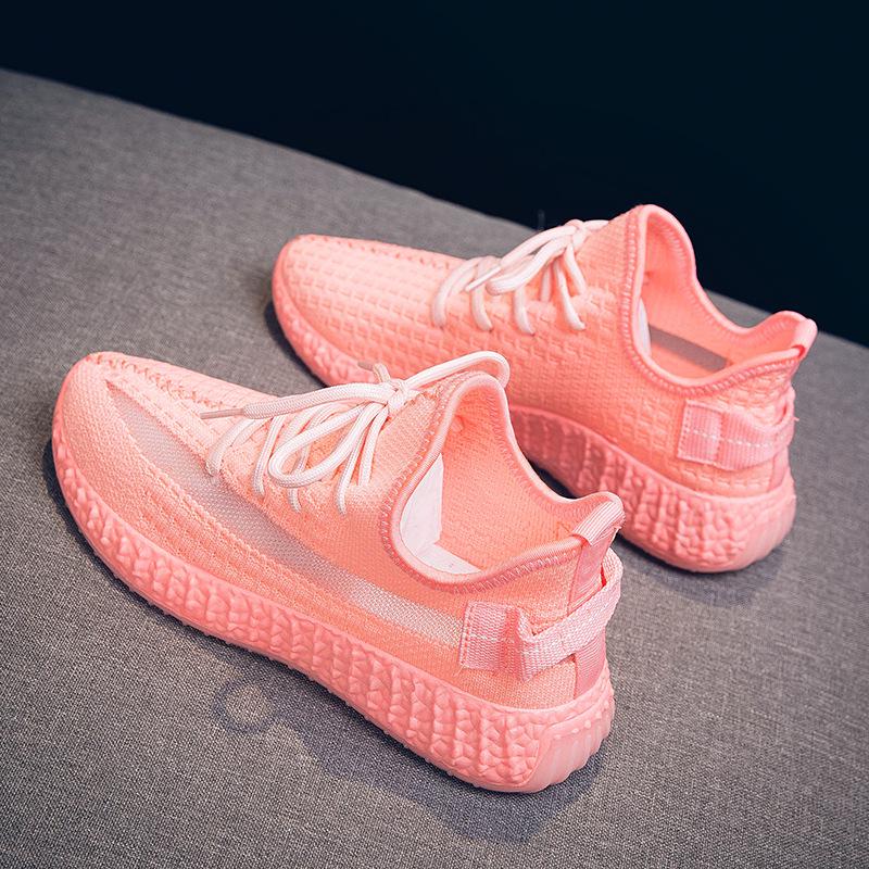 Coconut Shoes Women 'S Sports Summer Breathable  New Wild Ins Tide Dad Starry White Running Shoes