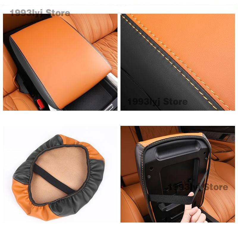 For Great Wall WEY TANK 500 Car Center Control Armrest Box Microfiber Leather Trim Cover Max Accessories