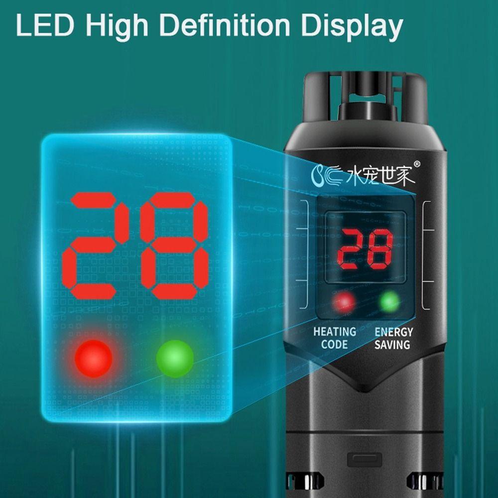 Adjustable Aquarium Submersible Heater 50-500W Fish Tank Thermostat  for Lizard/Turtle