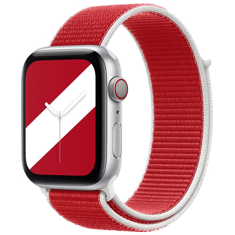Nylon Sports Loop Strap for Apple Watch SE 6 7  3 4 5 WatchBand iWatch 42mm 38mm 41mm 45mm  Smartwatch International Bracelet