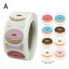 500Pcs Thank You Stickers Gifts Card Box Package Sealing Labels Donuts Stickers