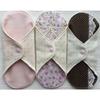 Sweet Cotton Cloth Sanitary Pads, Organic Knit Liners (Leela Set) 3-Pack