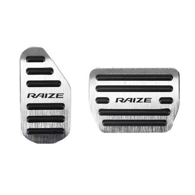 BOYOUS Toyota Rise A200 Series A210 Series Improved Aluminum Pedal No Tools Required RAIZE Exclusive Brake Accelerator Cover Scratch Resistant Stain