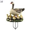 Outdoor Vogelornament Wetterfestes Acryl Gartenstecker Für Hofkunst Rasendekoration Tierfigur Tierplastik