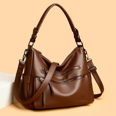 Lässige Retro Damen Schultertasche Mode Handtasche Damen Umhängetasche Mehrfachfach Lässige Schultertasche Mode Damen Handtasche