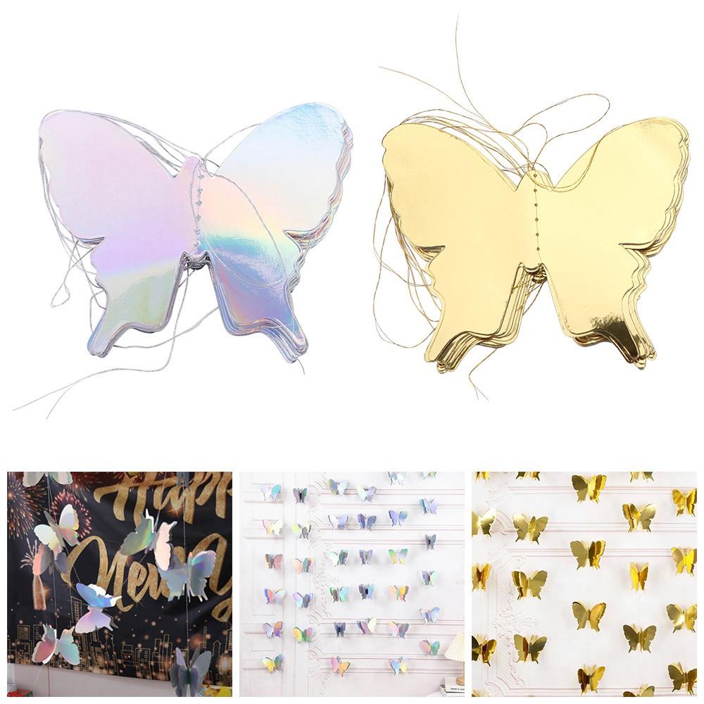 Colorful Butterfly Hanging Garland DIY Party Hanging Decoration  Curtain Backdrop