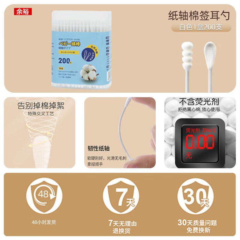 LIEI Ear Cleaning Kit with Stainless Steel Ear Spoon and Cotton Swabs