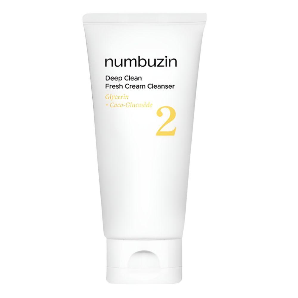 

Numbuzin No.2 Deep Clean Creamy Cleansing Foam Rich Bubble Facial Cleanser 120ml