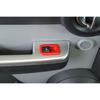 Red Inner Window Switch Knob Lift Panel Cover Decor Trim For Dodge Nitro 2007-12