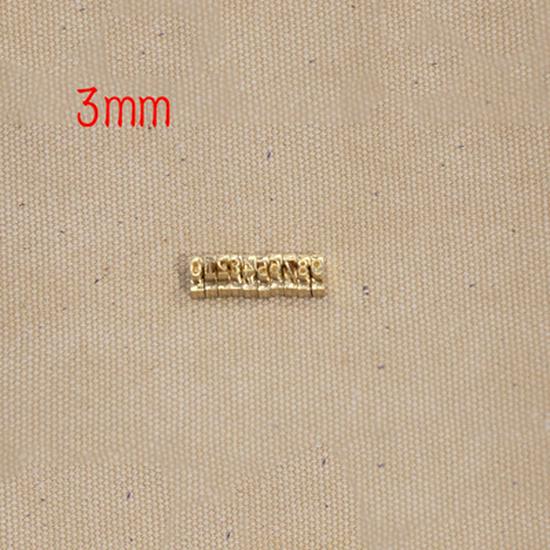 Double Row Movable Letter Copper Mold for Personalized Leather Hot Stamping