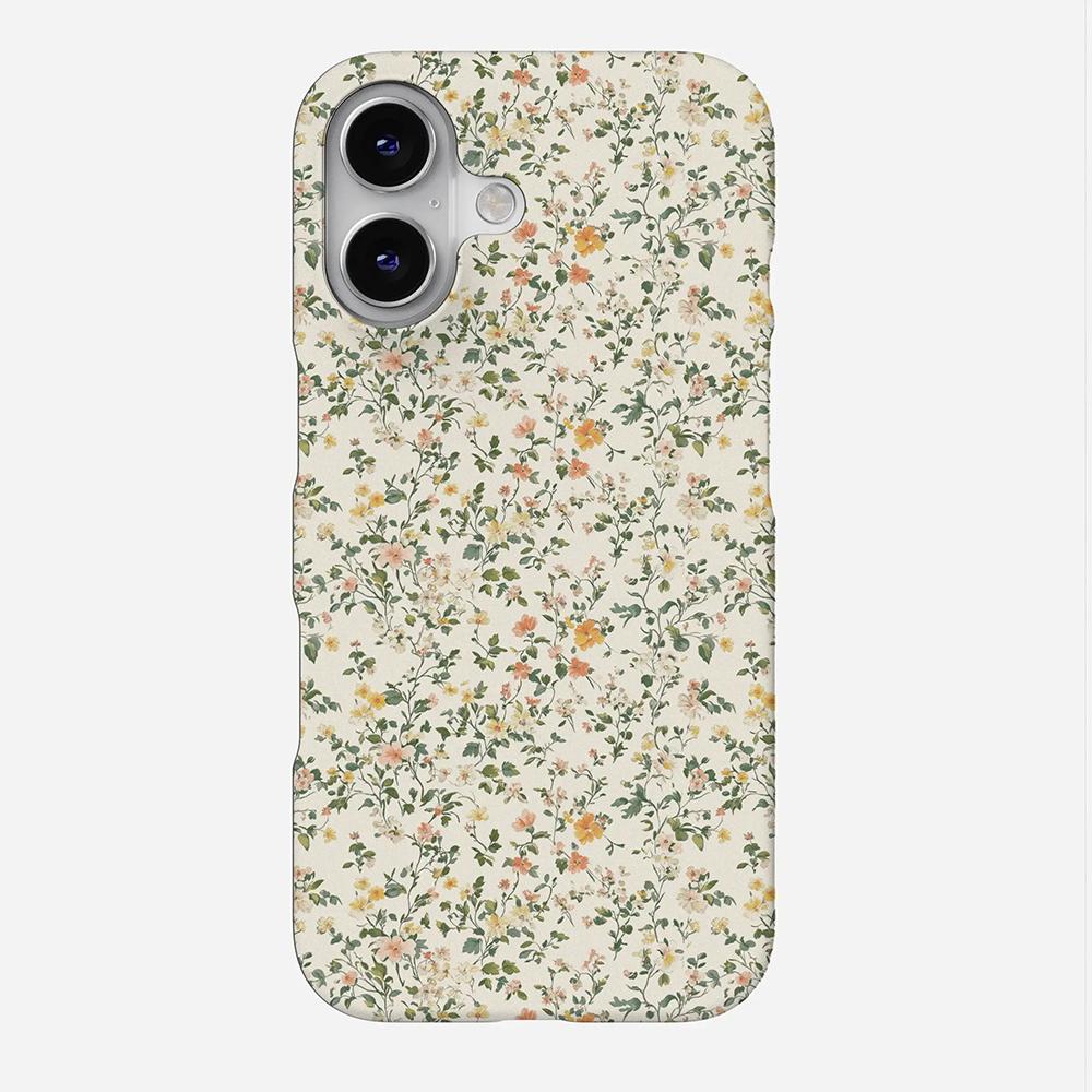 

Luxury Clmj Vintage Blooms Phone Case for iPhone 17 17e 16e 16 15 14 13 12 11 X XR XSMAX 7 8 Air Pro Max Plus Double-layer Cover iPhone 14 ProMax