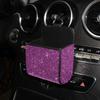 Shiny Sparkling Rhinestone Glitter Organizer Leather Vehicle Interior Accessory  Vehicle Organizer