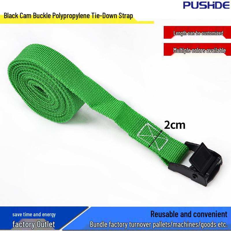 Zinc Alloy Cam Buckle Polypropylene Strap for Cargo Tie-Down