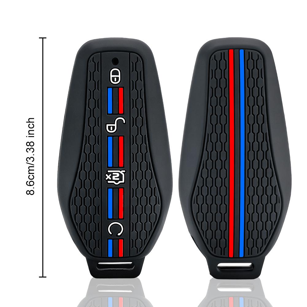 2026 Nouveau Housse de Clé en Silicone pour BYD Song Plus Atto 3 Han EV Tang DM Qin Seal Dolphin Porte-clé Télécommande Accessoires de Voiture