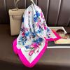 Korean Version of Polka Dot Fashion Small Square Scarf Women's Decorative Scarf Professional Scarf Imitation Silk Temperament Silk Scarf Shawl Headban