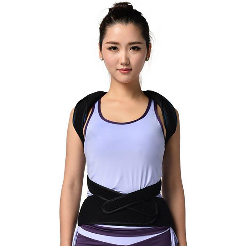 Lightweight Spine Long Back Frame Black Adult Scoliosis Posture Corrector Student Anti Hunchback Spine Fixator