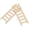 40Pcs Miniature Ladder Decorations for Dollhouse Garden Realistic Wooden Craft Props Small Size Landscape Design Lightweight