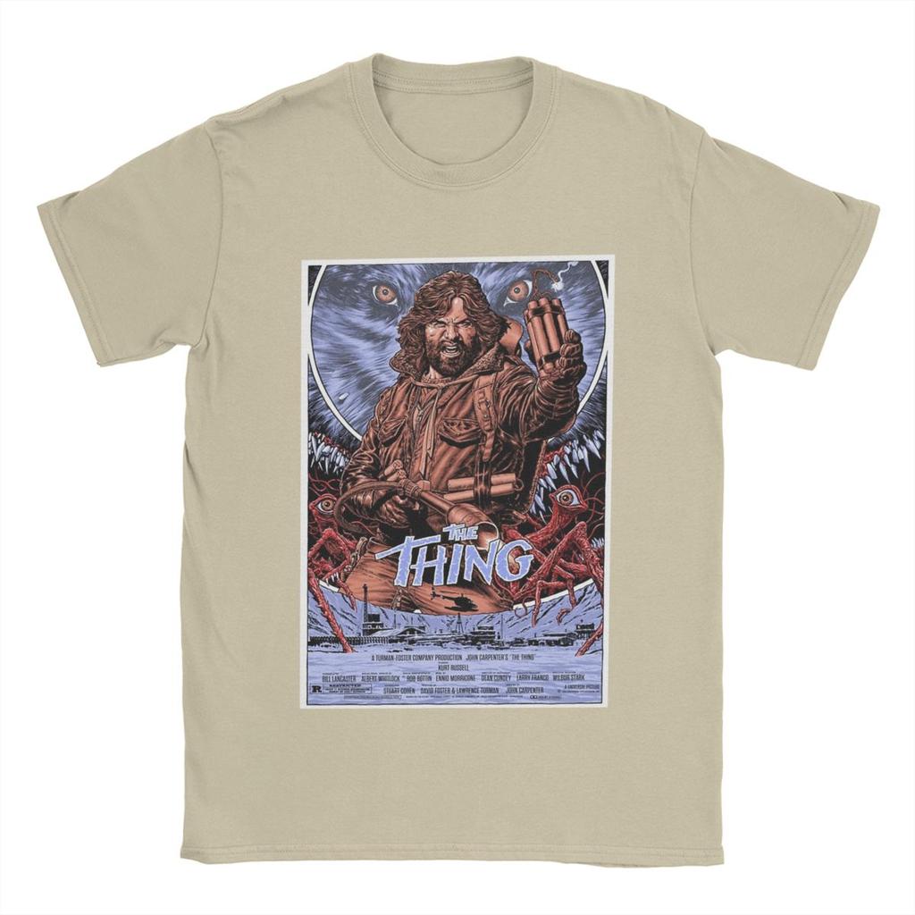 Věc Hororový film Tričko Pánské Čistá Bavlna Vtipná Trička Kulatý Výstřih Tričko Krátký Rukáv Topy Grafický Potisk