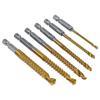 Titanium-Plated Hex Shank Woodworking Drill Bit - Multi-Purpose Grooving & Twist Drill 