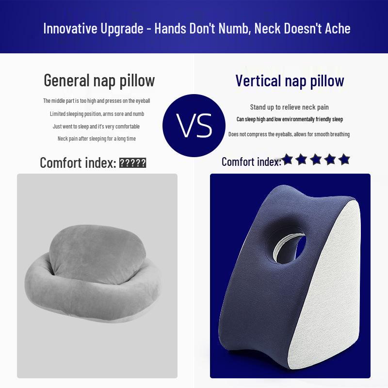 Memory Foam Wrap-Around Nap Pillow for Office and Student Use