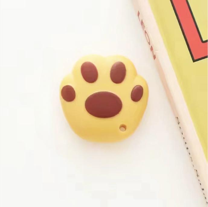 Милый мини-мясной шарик Кошачья лапка Художественный нож Портативный Разборный Экспресс Маленький нож Студенческий Офисный Резка бумаги Ручной нож жёлтый