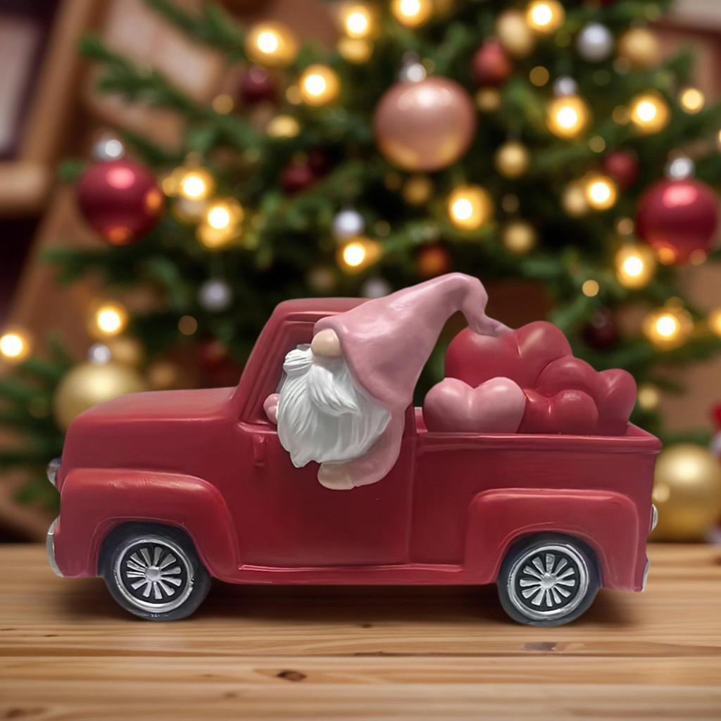 Valentines Decor Santa Truck Centerpieces Valentine's Day Decorations for Wedding Birthday Christmas Home Room Living Bedroom