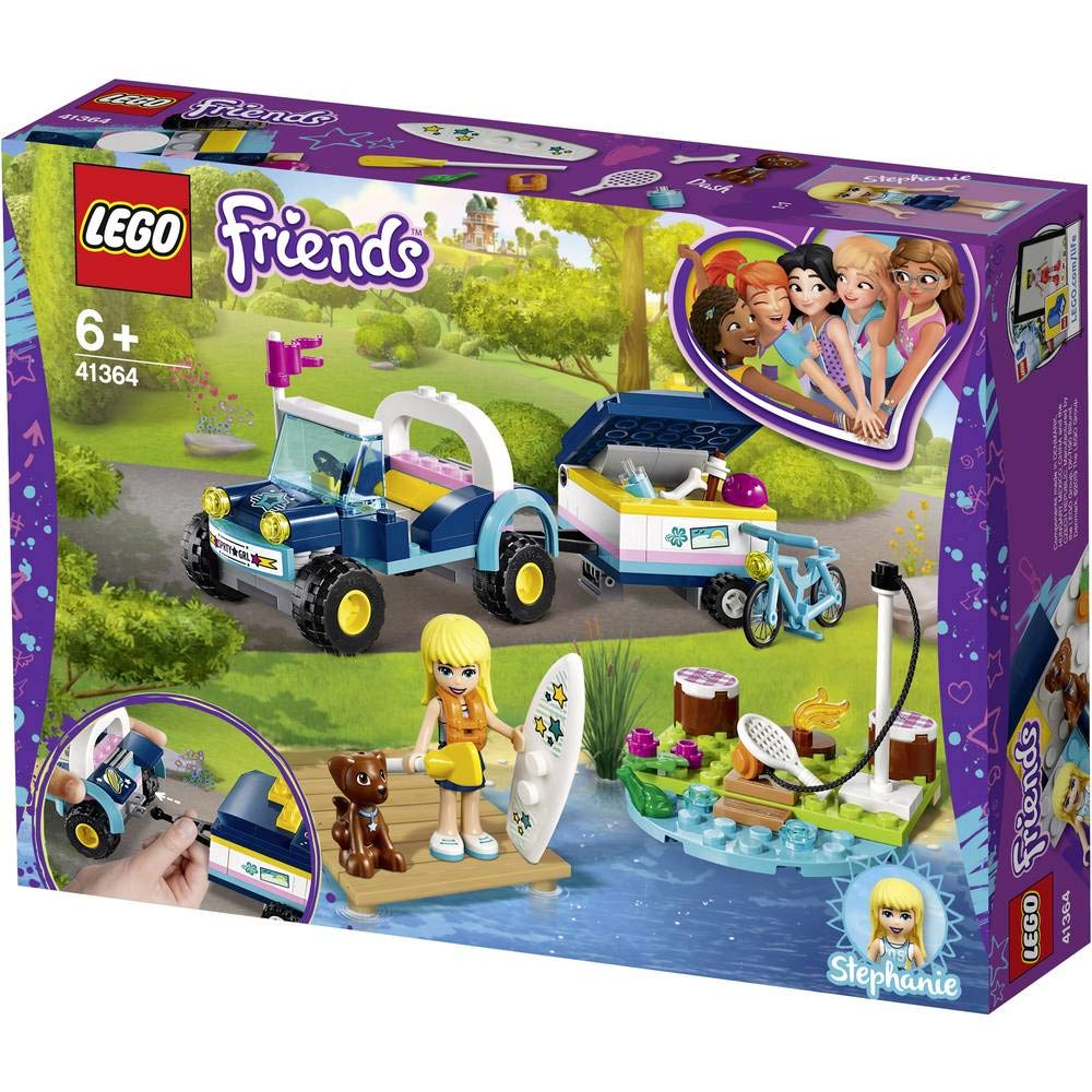 LEGO Friends Stephanie's Open-Top Car 41364 Building Blocks Toy for Girls