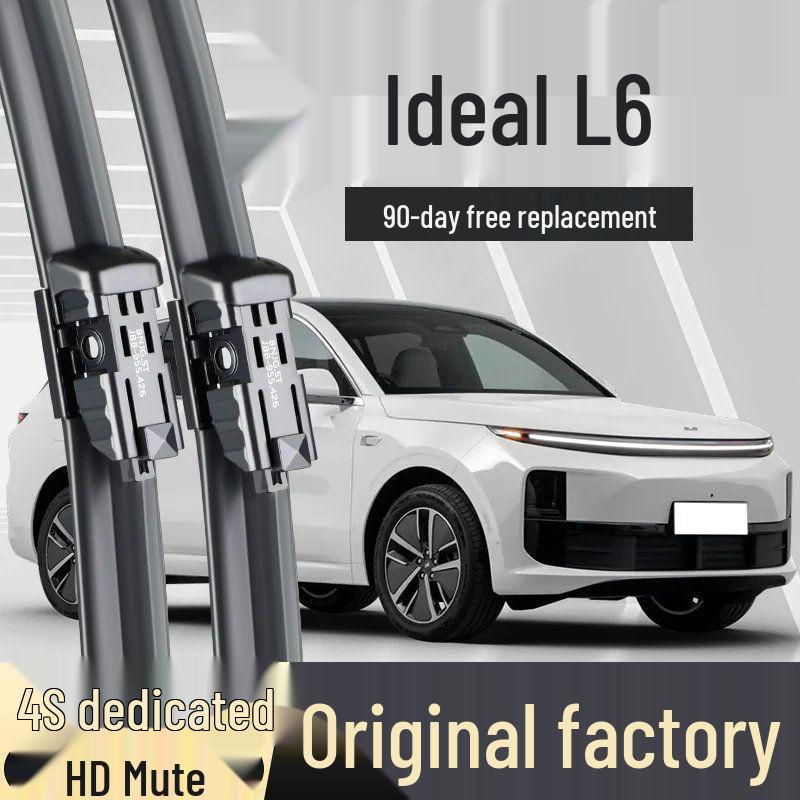 Li Auto L6 Frameless Durable HD Front & Rear Window Wipers Other Models - Original Quality [Pair]