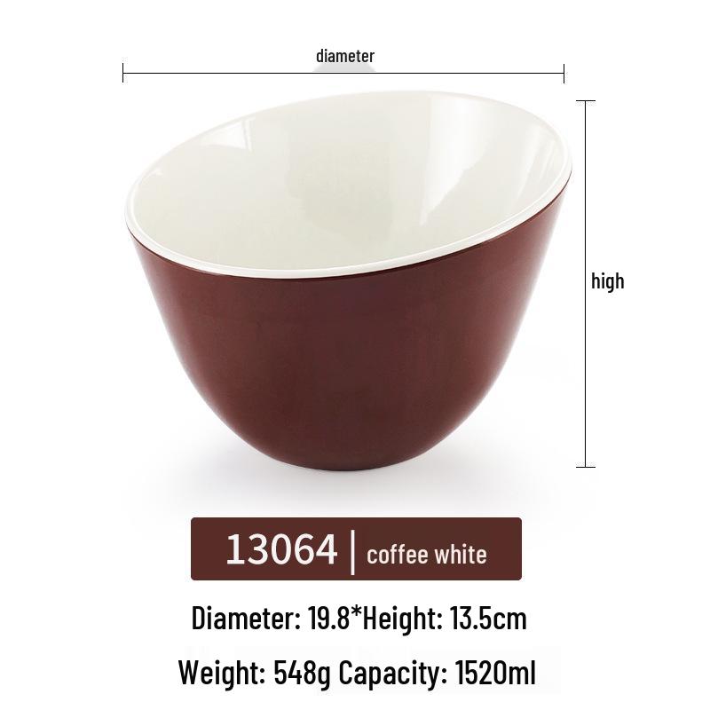 Melamine Rectangular Plate for BBQ & Side Dishes - Imitation Porcelain Tableware