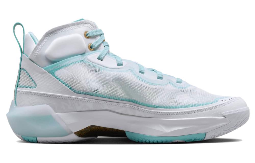 Men's Sneakers Jordan 37 Guo Ailun Island Green White/Metallic Gold-Island Green-Black