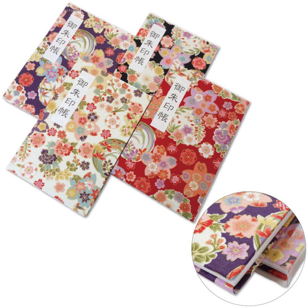 Goshuincho (stamp book), 46 pages, accordion style, with vinyl cover, includes original Hōtokudō bookmark, large size 18 x 12 cm, "Shikisai Ranman" (W