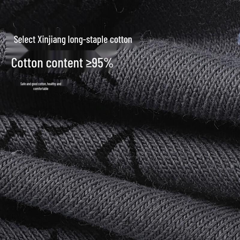 Septwolves Men's Antibacterial Stretch Cotton Boxer Briefs 3-Pack