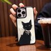 Extravagant cat is suitable for Apple IPhone16/17pro mobile phone case 14 matte PC13 premium 12 female 15 hard case