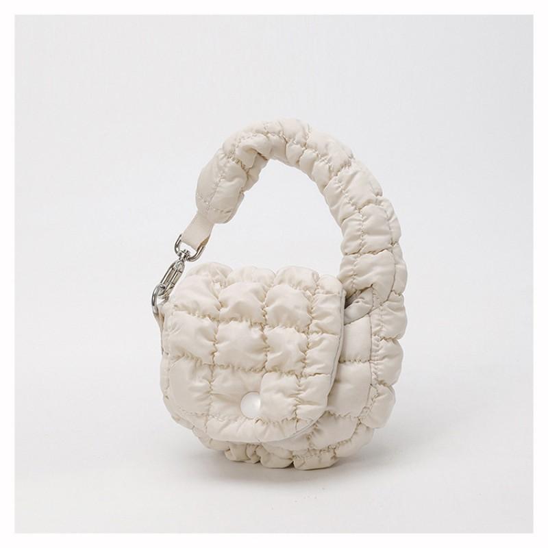Fashionable New Style Pleated Cloud Bag Mini Change Purse Decorative Korean Storage Portable Decoration All-match Small