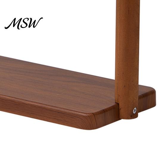 Efficient Storage Solution for Home 2-Tier Desktop Rack, Wooden Vertical Space Saving Organizer, Strong Layered Tool Organizer Table Load-Bearing