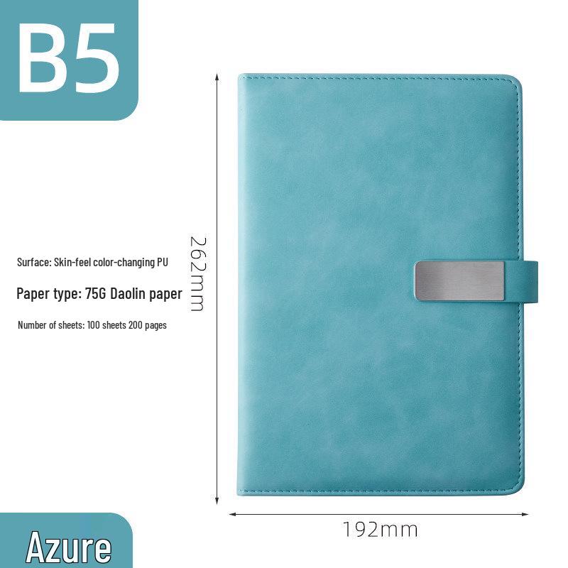 A5 Custom Logo Business Notebook Set - Premium Gift for Office Meetings