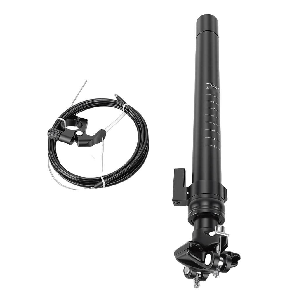 Bike Dropper Post 125mm Travel Aluminum Alloy Bike St Post and Cable Kit for Road Mountain Bikes