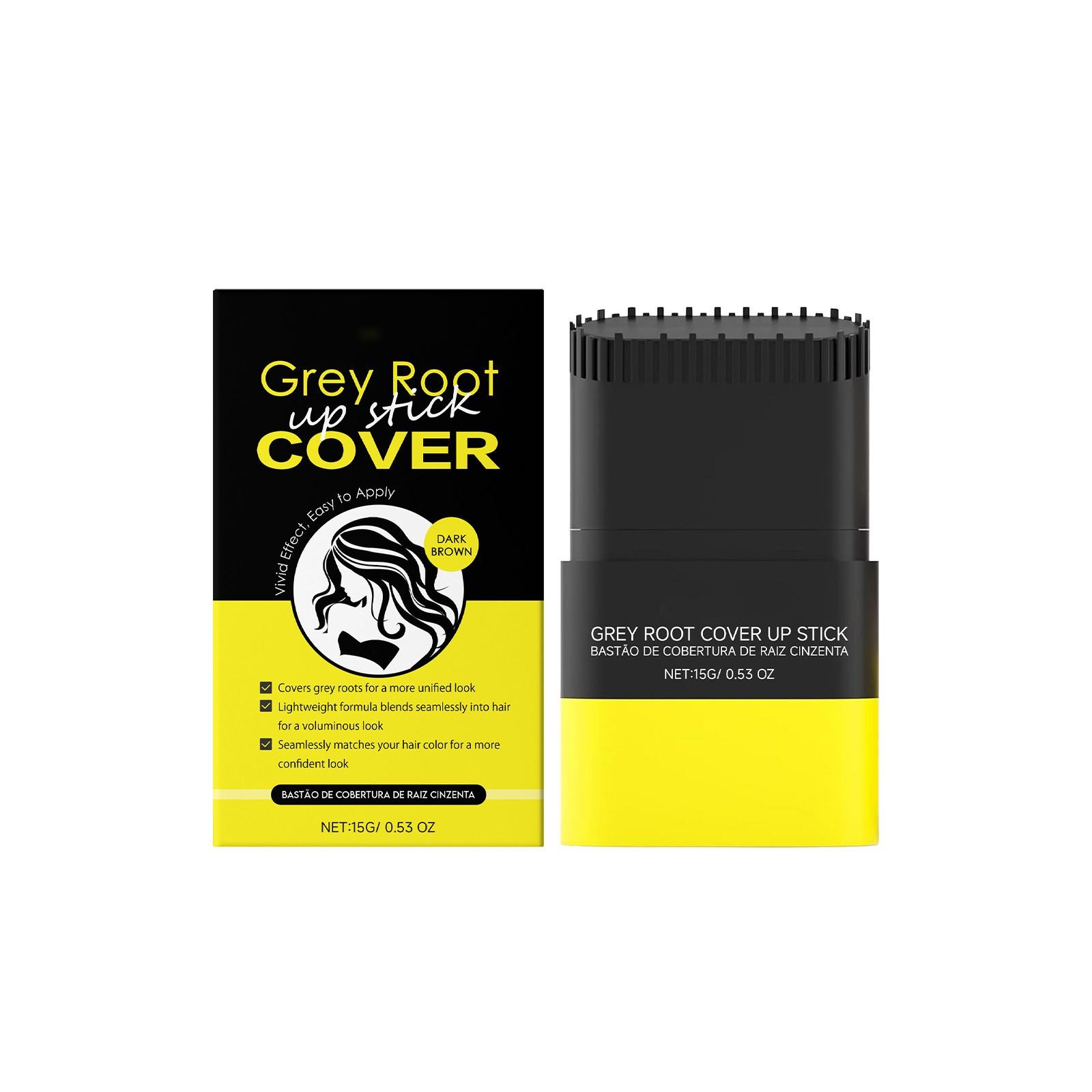 

Root Cover Up Stick Hair Flossy Color Filling Hair Line, освежающая и контролирующая жирность пудра-тени, загуститель для волос, временная краска для волос 15 г One Size коричневый