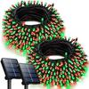Outdoor solar light string, Christmas Day garden decoration, Gypsy Independence Day, Halloween lights, 8 lighting modes