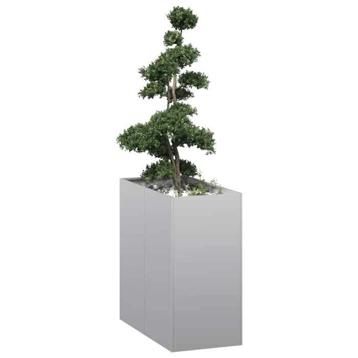 VidaXL Jardinière 40x80x80 cm acier galvanisé, pot de fleurs, support de plantes, lit surélevé, support de jardinière 860778