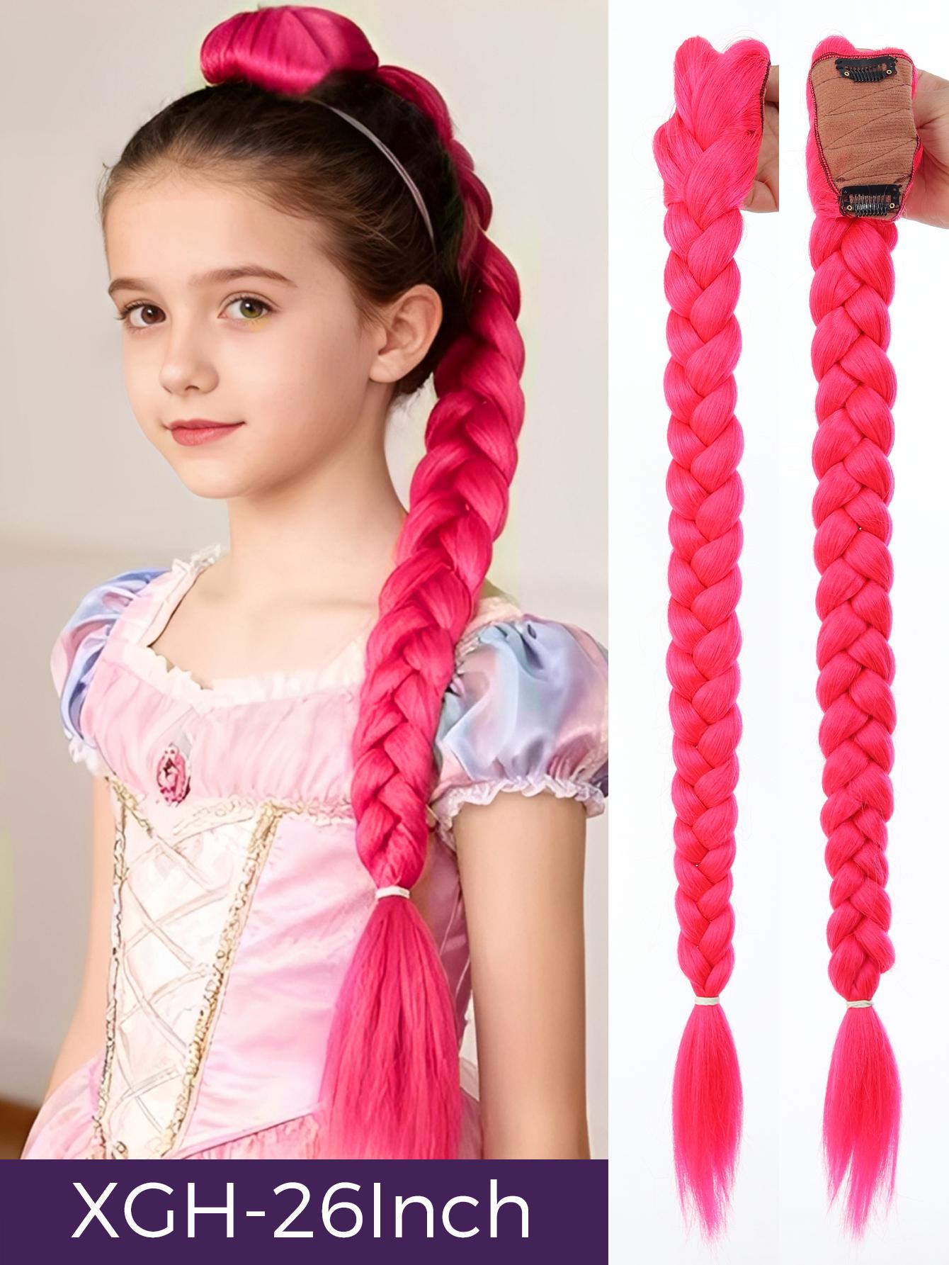 32 collu pīta violetu matu ponytails