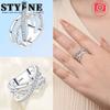 Copper Metal Authentic Original Surround Three-layer Ring Women's Anniversary Perfect Gift Engagement Rings Designed For Women Mens High Quality Fine