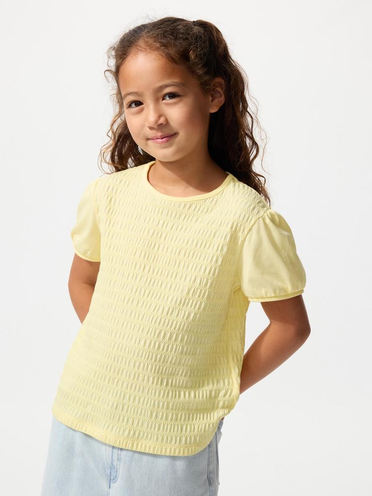 Uniqlo Japan Girls Puff Sleeve T shirT