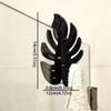 Hawaiian Tropical Glass Door Hook 3D Print Towel Hanger Bathroom Hook  Beach Decoration