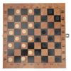 Wooden Box Chess Chessboard Checkers 3 in 1 Checkerboard with Chessman