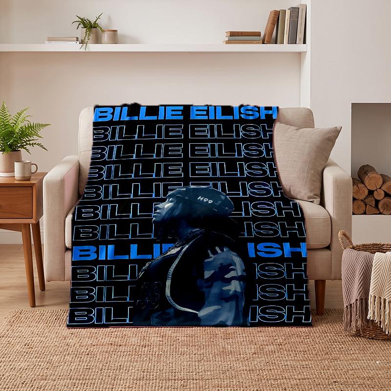 Billie Eilish Soft Warm Flannel Blankets Comfortable Blanket for Home Decoration Gifting