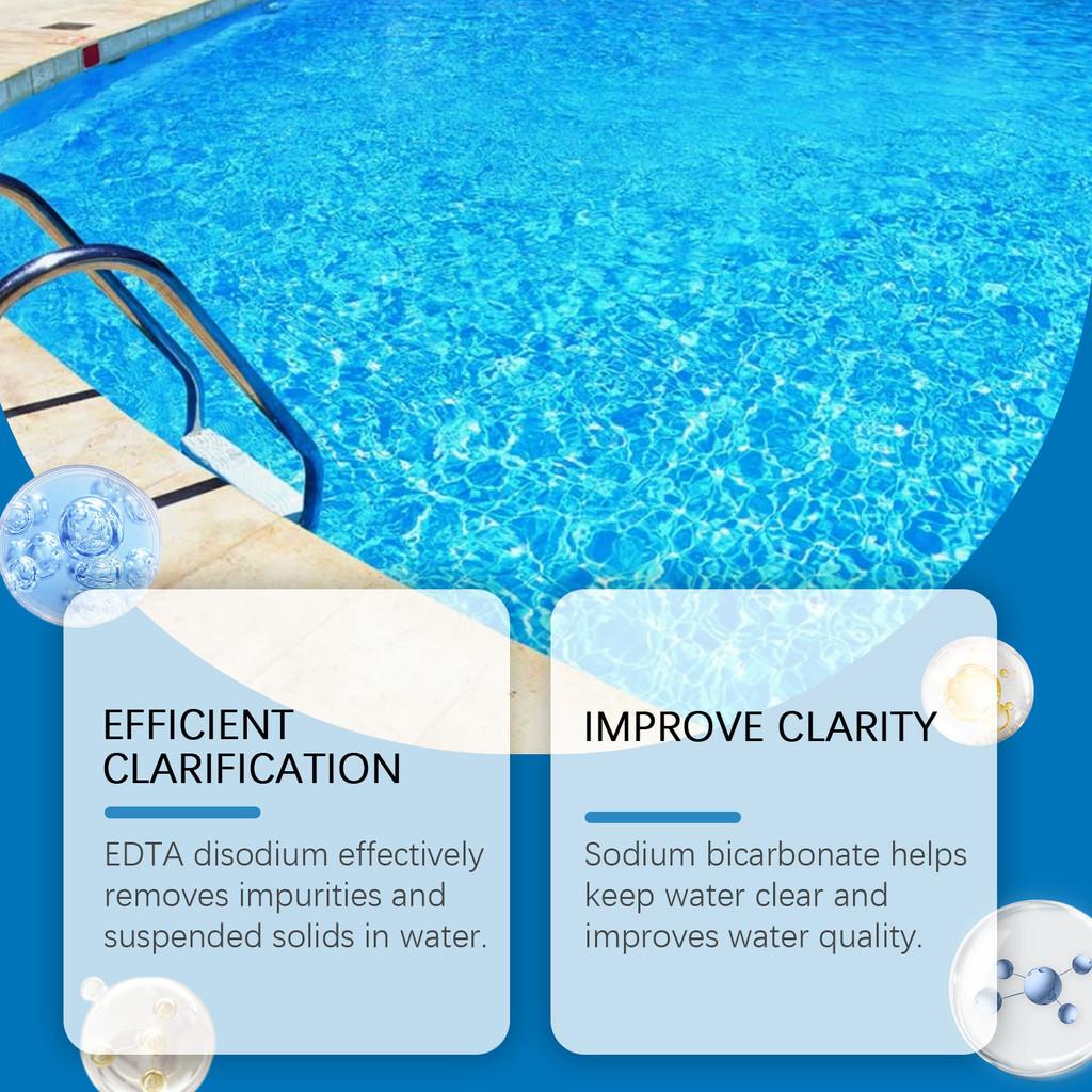 Pool Hozonex Water Quality Clarifying Agent 100ml Ideal For Home Swimming Pools